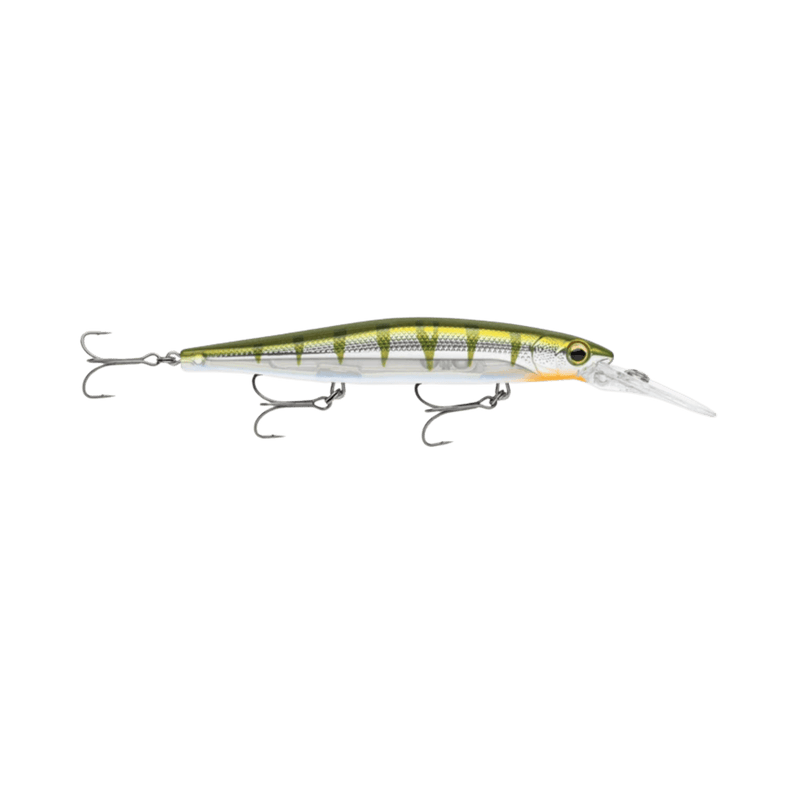 Load image into Gallery viewer, RAPALA JERKBAIT Metallic Yellow Perch Rapala Precision Xtreme Deep Mavrik 110
