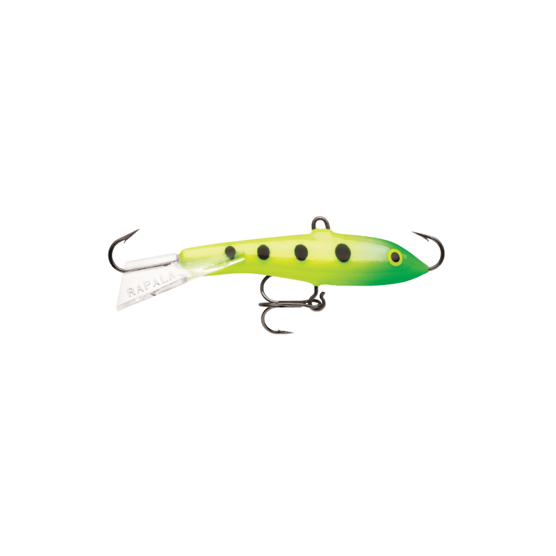 Load image into Gallery viewer, RAPALA JIGGING RAP W2 / Glow Slimy Lime Rapala Jigging Rap W2-W3-W5
