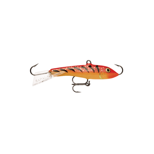RAPALA JIGGING RAP W5 / Glow Red Tiger Rapala Jigging Rap W2-W3-W5