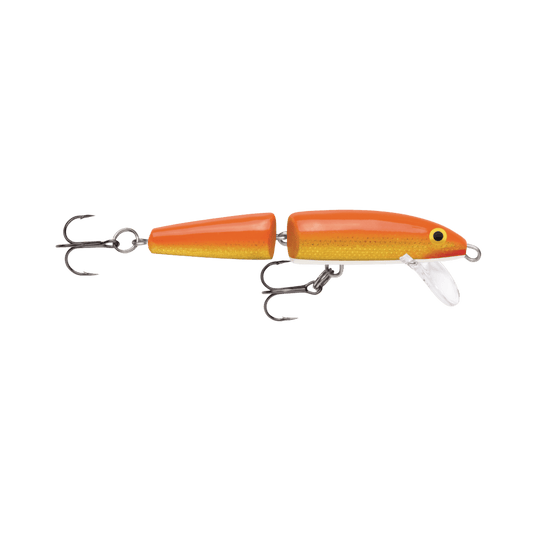 RAPALA JOINTED 09 / Gold Fluorescent Red Rapala Jointed Minnow