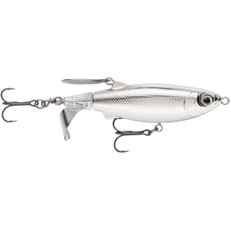 Load image into Gallery viewer, RAPALA TOPWATER BAIT 110 / Pure Chrome Rapala Claptail 110 Topwater
