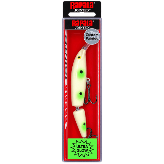 RAPALA TROLLING BODYBAITS Frog Rapala J13 Custom Painted (Ultra Glow)