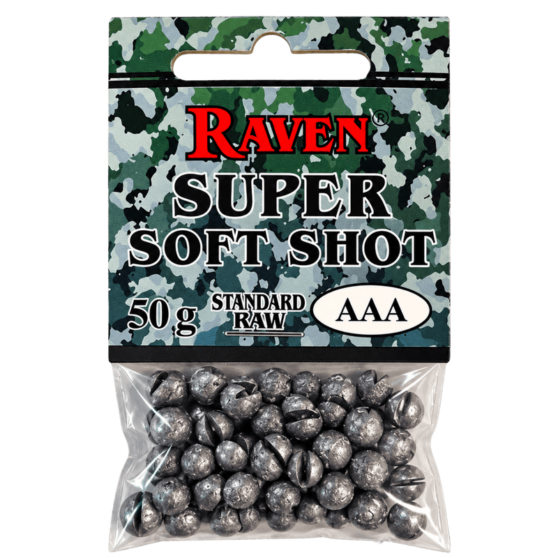 Load image into Gallery viewer, RAVEN TERMINAL TACKLE AAA Raven Super Soft Shot (Raw Gray)
