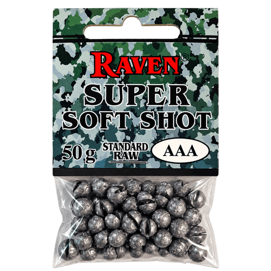 RAVEN TERMINAL TACKLE AAA Raven Super Soft Shot (Raw Gray)
