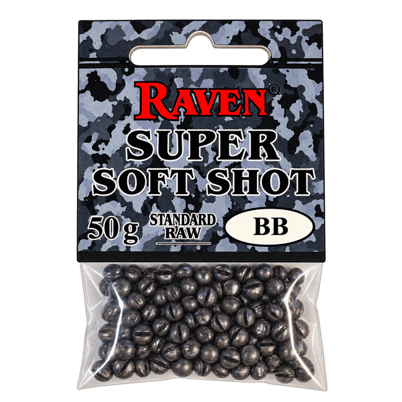 Load image into Gallery viewer, RAVEN TERMINAL TACKLE BB Raven Super Soft Shot (Raw Gray)

