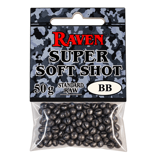 RAVEN TERMINAL TACKLE BB Raven Super Soft Shot (Raw Gray)