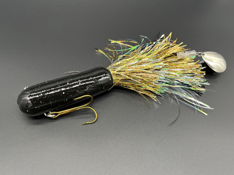 Load image into Gallery viewer, RED OCT MUSKY/PIKE 11" / Black Red October Baits Boo Tube
