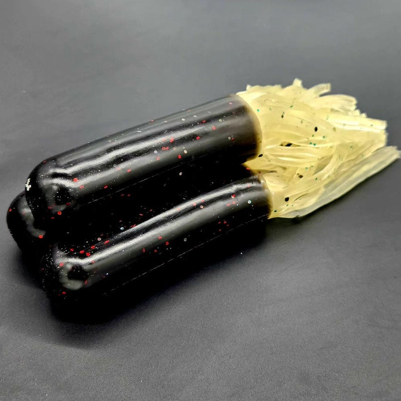 Load image into Gallery viewer, RED OCT MUSKY/PIKE 7.5" / Sauger Red October Baits Monster Tubes
