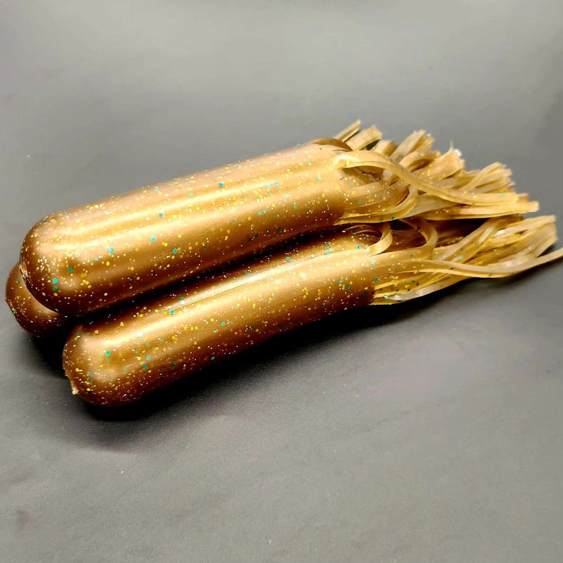 Load image into Gallery viewer, RED OCT MUSKY/PIKE 7.5" / Walleye Red October Baits Monster Tubes
