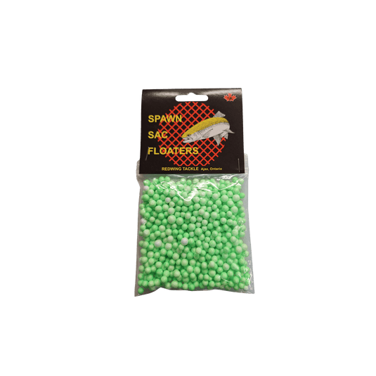 REDWING TACKLE STEELHEAD GEAR Kelly Green Redwing Spawn Sac Floater