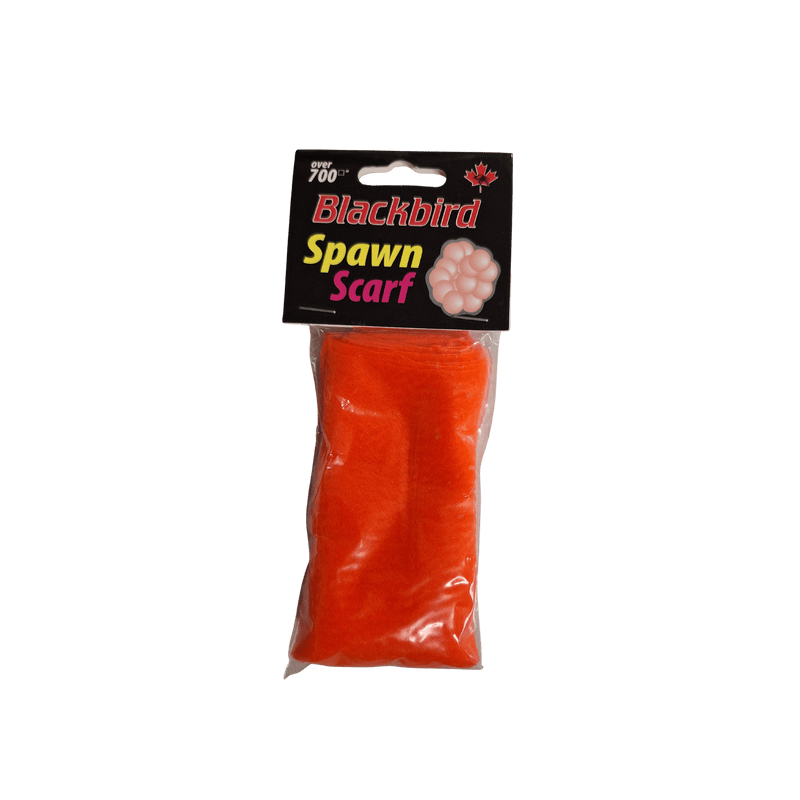 Load image into Gallery viewer, REDWING TACKLE STEELHEAD GEAR Neon Orange Blackbird Spawn Scarf
