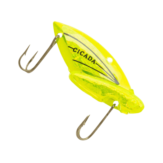 REEF RUNNER ALL ICE 1/4 / Antifreeze Reef Runner Cicada Blade Bait