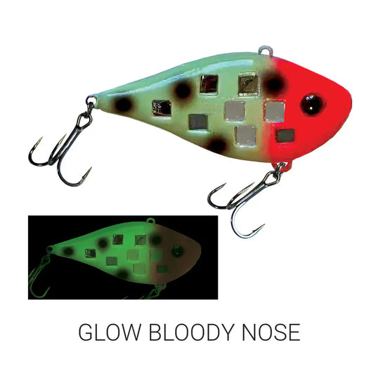 REEF RUNNER CRANKBAIT 3-16 / Glow Bloody Nose Acme Reef Runner Flash Shad Rattle Bait