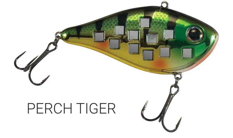 Load image into Gallery viewer, REEF RUNNER CRANKBAIT 3-16 / Perch Tiger Acme Reef Runner Flash Shad Rattle Bait
