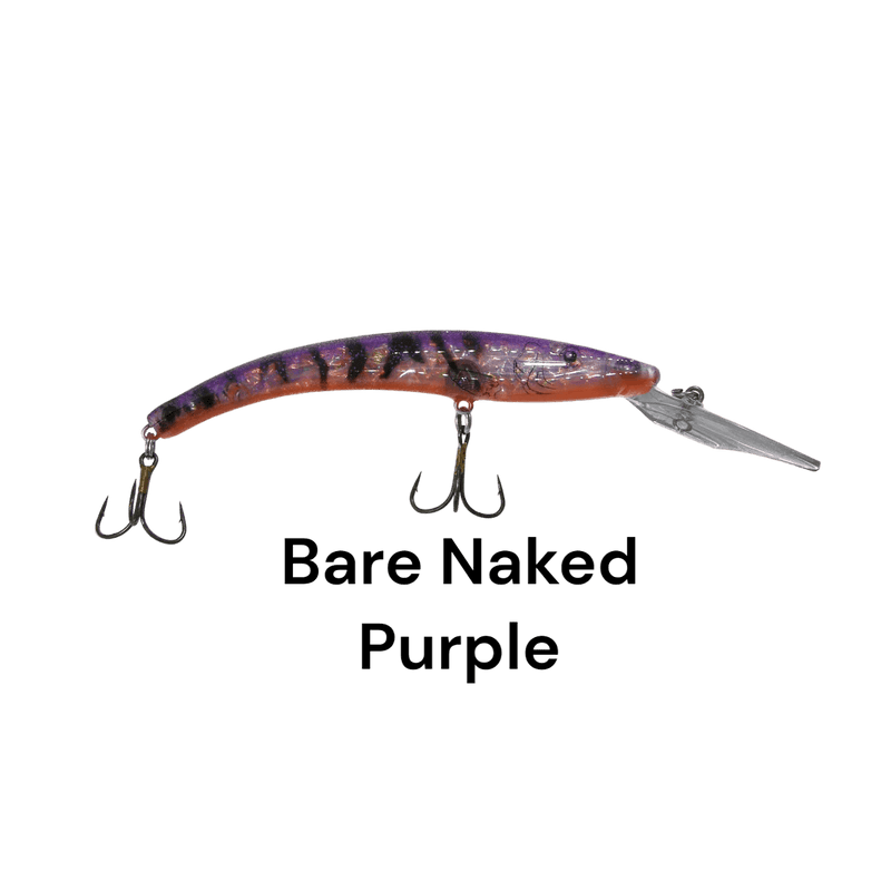 Load image into Gallery viewer, REEF RUNNER DEEP DIVER BARE NAKED PURPLE | FRONT VIEW | FISHING WORLD CANADA
