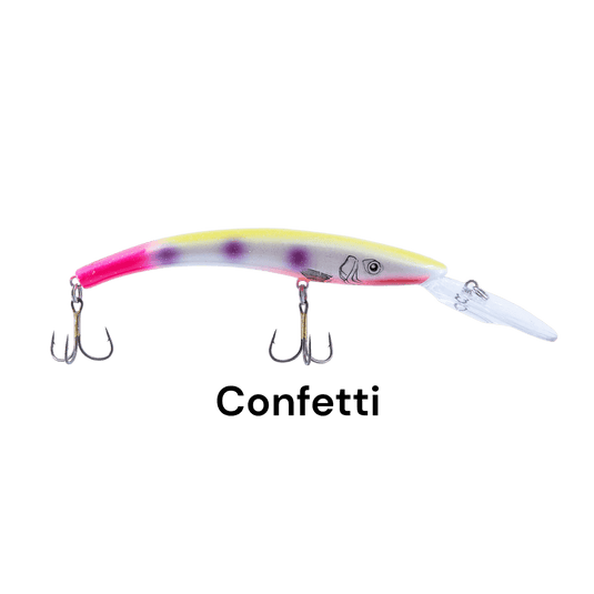 REEF RUNNER DEEP DIVER CONFETTI | FRONT VIEW | FISHING WORLD CANADA
