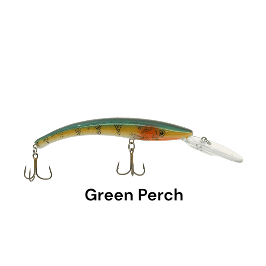 REEF RUNNER DEEP DIVER GREEN PERCH | FRONT VIEW | FISHING WORLD CANADA