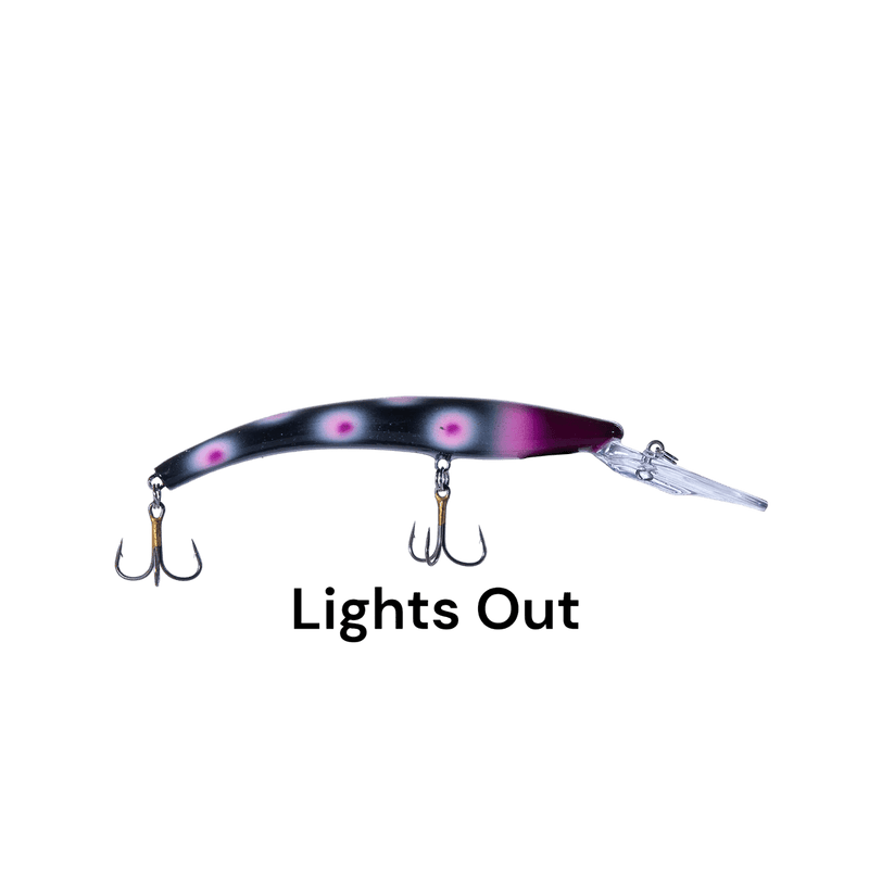 Load image into Gallery viewer, REEF RUNNER DEEP DIVER LIGHTS OUT | FRONT VIEW | FISHING WORLD CANADA
