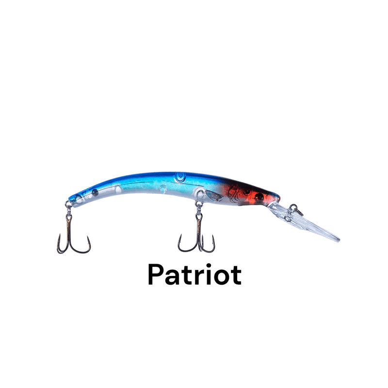Load image into Gallery viewer, REEF RUNNER DEEP DIVER PATRIOT | FRONT VIEW | FISHING WORLD CANADA
