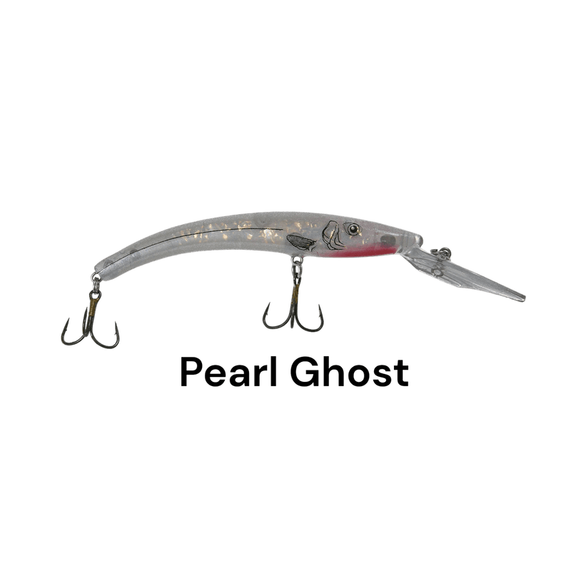 Load image into Gallery viewer, REEF RUNNER DEEP DIVER PEARL GHOST | FRONT VIEW | FISHING WORLD CANADA
