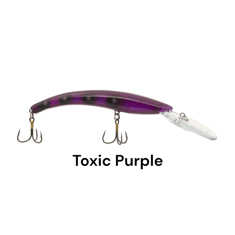 Load image into Gallery viewer, REEF RUNNER DEEP DIVER TOXIC PURPLE | FRONT VIEW | FISHING WORLD CANADA
