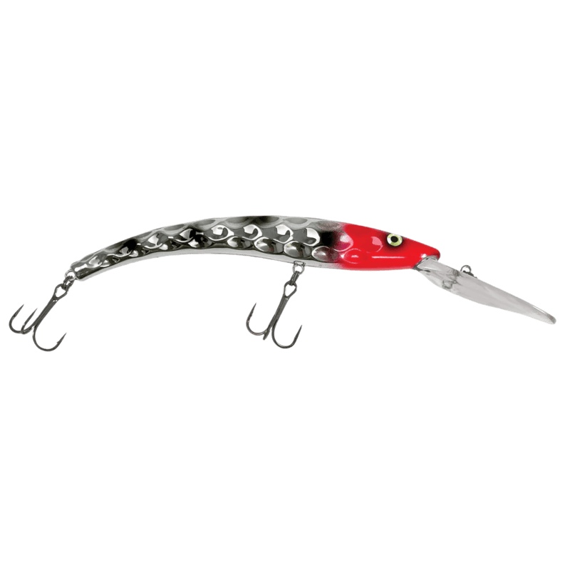 Load image into Gallery viewer, REEF RUNNER TROLLING BODYBAITS Chrome Bloody Nose Reef Runner 800 Series Hammered Deep Diver
