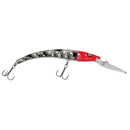 REEF RUNNER TROLLING BODYBAITS Chrome Bloody Nose Reef Runner 800 Series Hammered Deep Diver