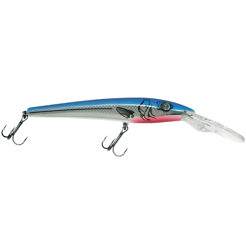 Load image into Gallery viewer, REEF RUNNER TROLLING BODYBAITS Chrome Blue Reef Runner Reef Stalker Jr.
