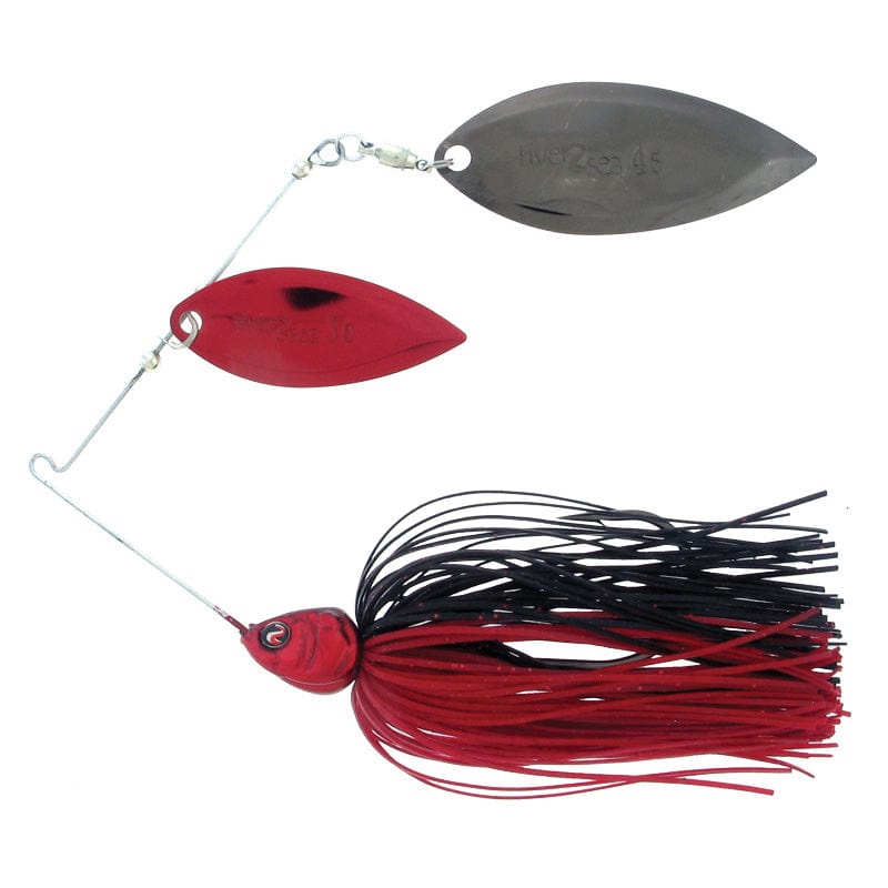 Load image into Gallery viewer, RIVER2SEA SPINNERBAIT/BUZZBAIT 1-2 / Cold Blooded / Double Willow RIVER2SEA BLING SPINNERBAIT
