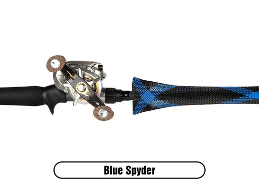ROD GLOVE ROD ACCESSORIES Blue Spyder Rod Glove Casting Rod Covers