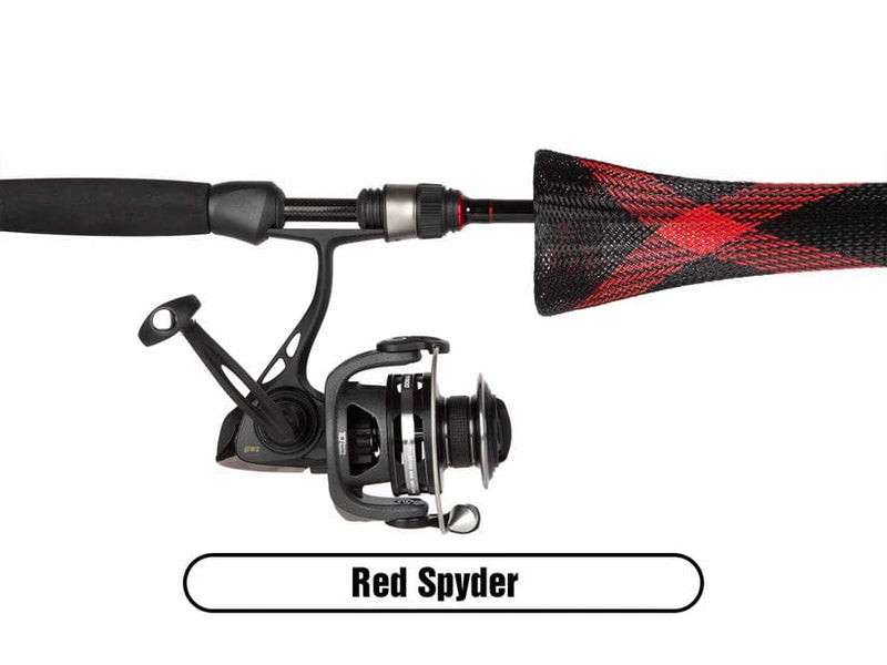 Load image into Gallery viewer, ROD GLOVE ROD ACCESSORIES Red Spyder Rod Glove Spinning Rod Covers
