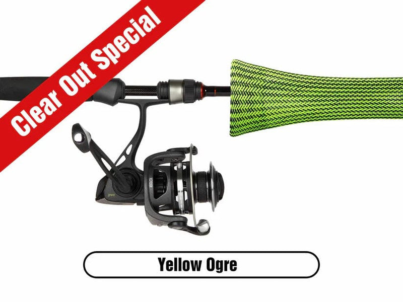 Load image into Gallery viewer, ROD GLOVE ROD ACCESSORIES Yellow Ogre Rod Glove Spinning Rod Covers
