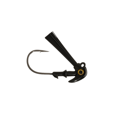 ROWDY BUZZ LURES BASS JIGS 1-4 / Black Rowdy Buzz Hammer Jig