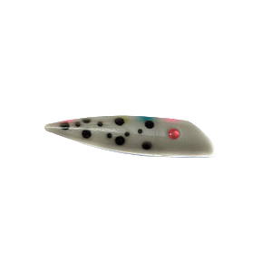 SALMON CANDY TROLLING SPOONS Pearl Black Dots Salmon Candy Plug