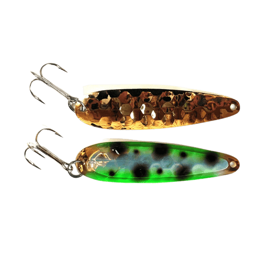 SALMON CANDY TROLLING SPOONS UV Super Frog Gold Salmon Candy Standard Spoon