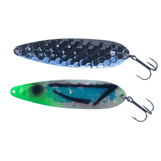 SALMON CANDY TROLLING SPOONS UV Tyee Pounder Salmon Candy Standard Spoon