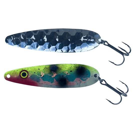 SALMON CANDY TROLLING SPOONS UV Yellow Goby Salmon Candy Standard Spoon