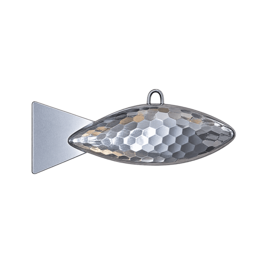 SHARK DIVERS & WEIGHTS 12LBS / Chrome Shark Downrigger Weight