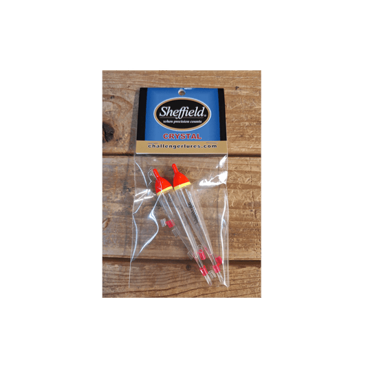 SHEFFIELD STEELHEAD GEAR Sheffield Crystal Clear Float 2-pk