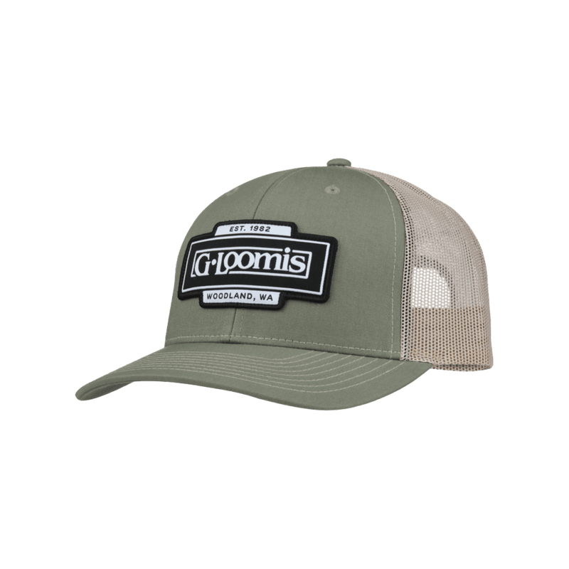 Load image into Gallery viewer, SHIMANO HATS Olive-Khaki G. Loomis Original Trucker Cap
