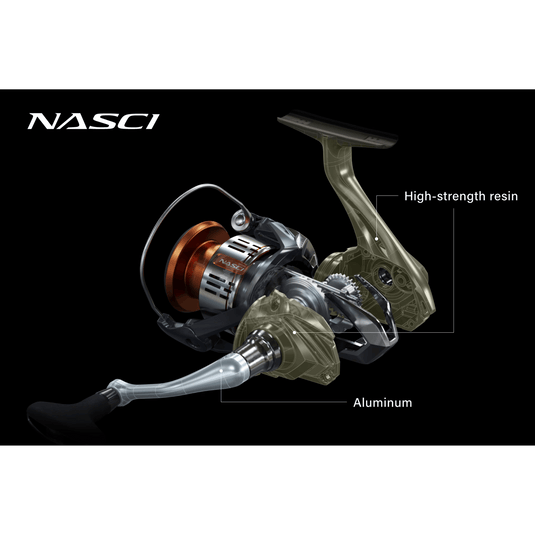 SHIMANO SPINNING REELS Shimano Nasci FD Spinning Reel