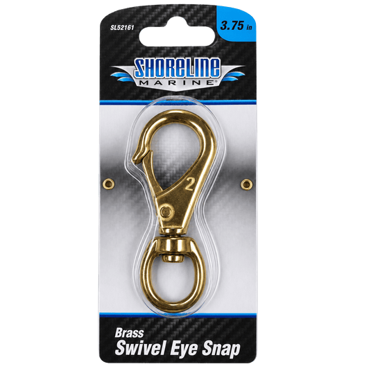 SHORELINE MARINE MISC Shoreline Marine Brass Swivel Eye Snap