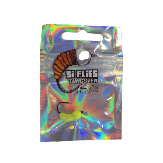 SI FLIES ICE JIGS Radio Active Si Flies Perch Candy Large