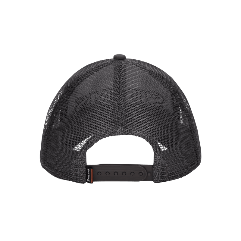 Load image into Gallery viewer, SIMMS HATS BECF Slate Simms Single Haul Trucker - Back Eddy Camo Fill
