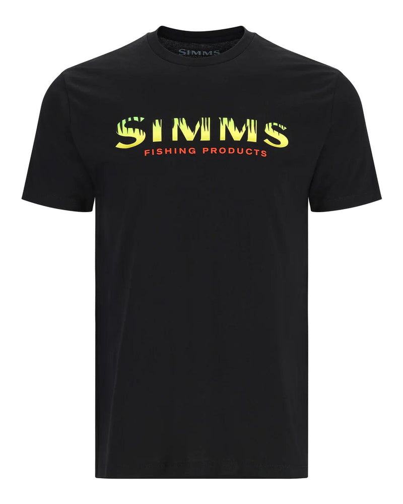 Load image into Gallery viewer, SIMMS SHIRTS/HOODIES Black-Neon / Medium Simms Logo T-Shirt
