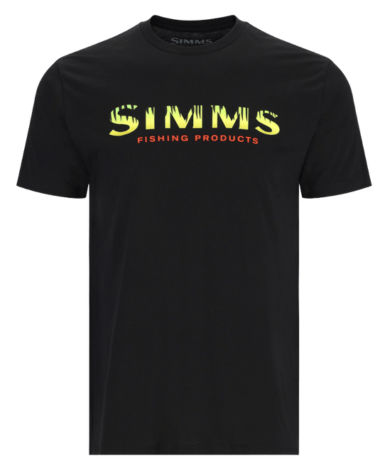 SIMMS SHIRTS/HOODIES Black-Neon / Medium Simms Logo T-Shirt