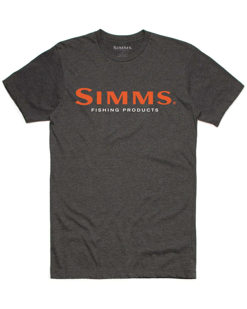 Load image into Gallery viewer, SIMMS SHIRTS/HOODIES Charcoal Heather / Medium Simms Logo T-Shirt
