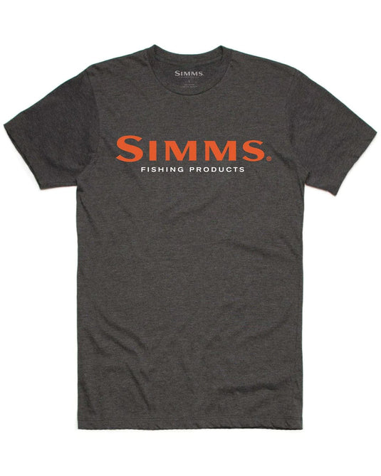 SIMMS SHIRTS/HOODIES Charcoal Heather / Medium Simms Logo T-Shirt