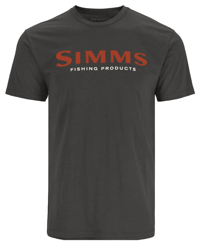 Load image into Gallery viewer, SIMMS SHIRTS/HOODIES Charcoal Heather / Medium Simms Logo T-Shirt
