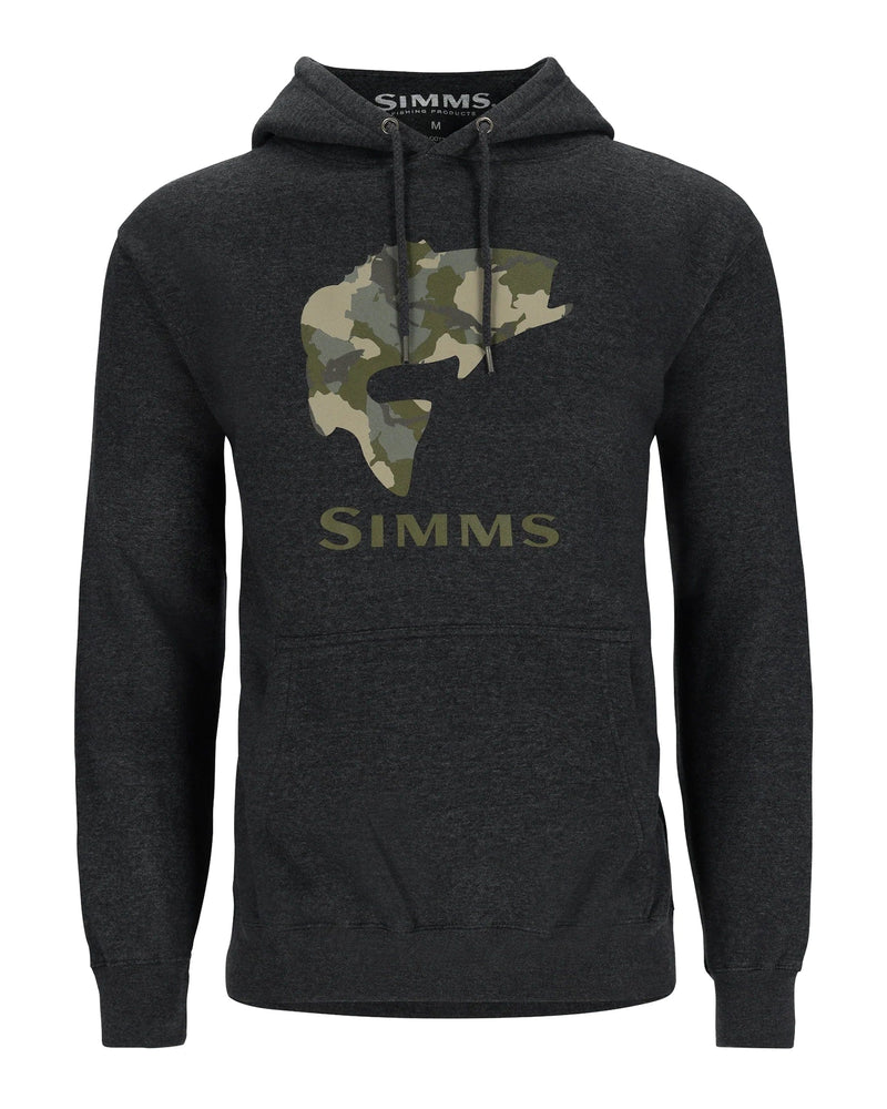 Load image into Gallery viewer, SIMMS SHIRTS/HOODIES Charcoal Heather / Small Simms Bass Fill Hoody
